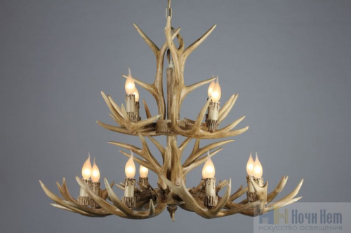 Люстра подвесная Omnilux Loureiro OML-52003-12, раздел каталога Деревянные люстры интернет-магазина Ночи Нет
