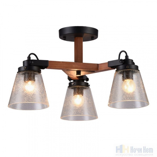Люстра потолочная Omnilux Borgo OML-51007-03, раздел каталога Деревянные люстры интернет-магазина Ночи Нет