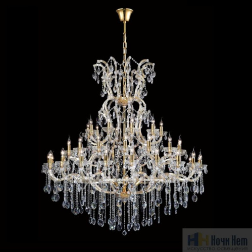 Люстра Crystal Lux HOLLYWOOD SP53 GOLD 2011/353, раздел каталога Большие люстры интернет-магазина Ночи Нет