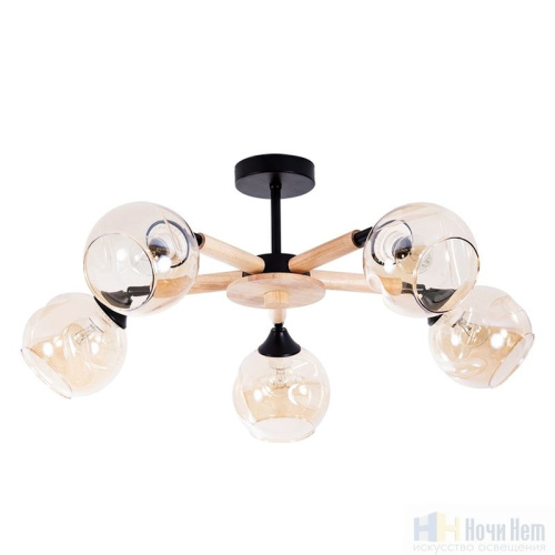 Люстра Arte Lamp Branson A4370PL-5BR, раздел каталога Люстры с плафонами интернет-магазина Ночи Нет