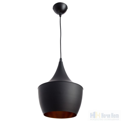 Светильник подвесной Arte Lamp Cappello A3407SP-1BK, раздел каталога Подвесы 1 лампа интернет-магазина Ночи Нет