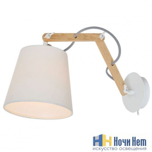 Бра Arte Lamp Pinocchio A5700AP-1WH, раздел каталога Бра с абажуром интернет-магазина Ночи Нет