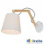 Бра Arte Lamp Pinocchio A5700AP-1WH, количество ламп - 1, площадь освещения - 2,5 кв.м Бра Arte Lamp Pinocchio A5700AP-1WH, раздел каталога Бра с абажуром интернет-магазина Ночи Нет