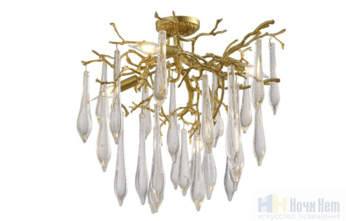 Люстра Crystal Lux REINA PL5 D600 GOLD PEARL 3580/105, раздел каталога Хрустальные люстры интернет-магазина Ночи Нет