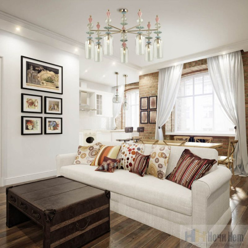 Люстра Odeon Light Bizet 4855/7C, раздел каталога Люстры с плафонами интернет-магазина Ночи Нет