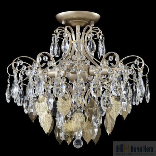 Люстра Crystal Lux ESMIRALDA PL4 GOLD 0523/104, раздел каталога Хрустальные люстры интернет-магазина Ночи Нет