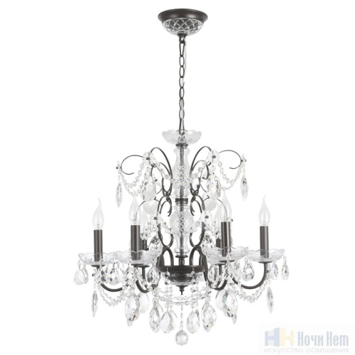 Люстра Crystal Lux ODELIS SP6 BROWN 2570/306, раздел каталога Хрустальные люстры интернет-магазина Ночи Нет