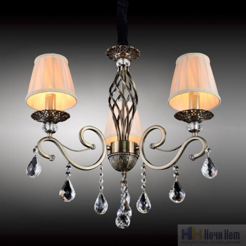 Люстра подвесная Omnilux Mezzano OML-79113-03, раздел каталога Люстры с абажурами интернет-магазина Ночи Нет