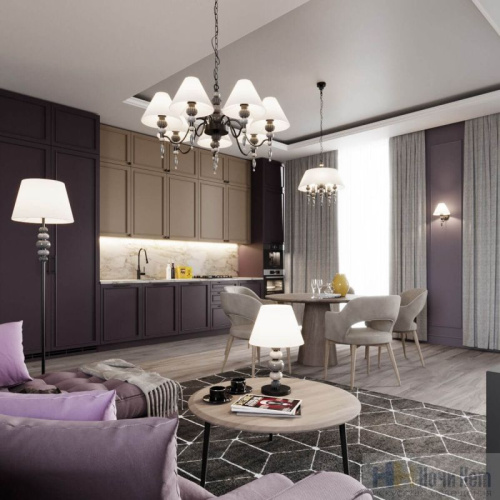 Люстра Odeon Light Sochi 4896/7, раздел каталога Люстры с абажурами интернет-магазина Ночи Нет