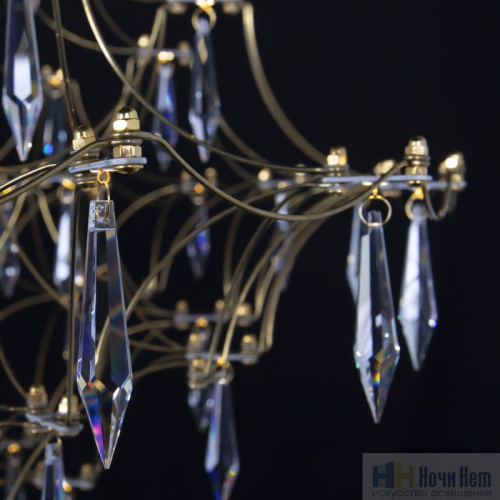 Люстра Loft IT Mira 10259/1000 Gold Asfour, раздел каталога Большие люстры интернет-магазина Ночи Нет