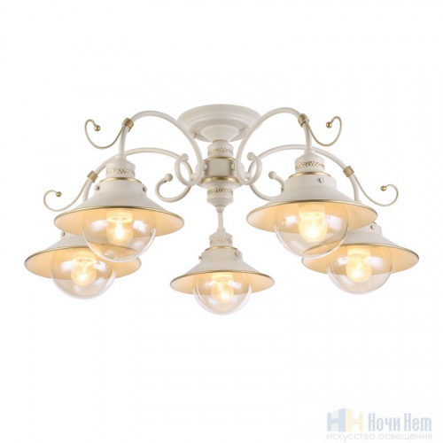 Люстра потолочная Omnilux Torri OML-50807-05, раздел каталога Люстры с плафонами интернет-магазина Ночи Нет