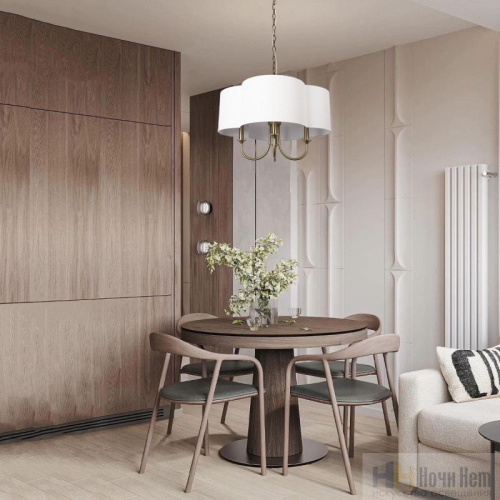 Люстра LOFT IT Silence 10303P Nickel, раздел каталога Люстры с абажурами интернет-магазина Ночи Нет