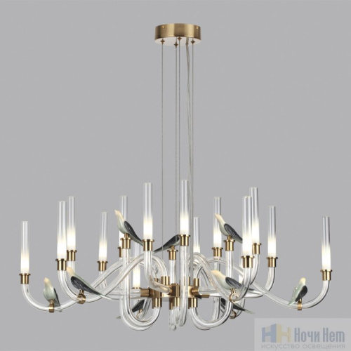 Люстра Odeon Light Lark 5431/37L, раздел каталога Стеклянные люстры интернет-магазина Ночи Нет