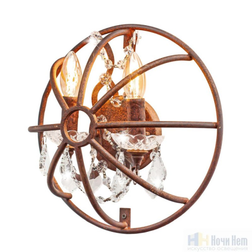 Бра LOFT IT Foucaults Orb Crystal LOFT1897W, раздел каталога Кованые бра интернет-магазина Ночи Нет