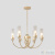 Люстра Crystal Lux SECRET SP6 GOLD 4050/306, количество ламп - 6, площадь освещения - 12 кв.м Люстра Crystal Lux SECRET SP6 GOLD 4050/306, раздел каталога Люстры с плафонами интернет-магазина Ночи Нет
