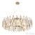 Люстра Crystal Lux TREVI SP8 BRASS 3220/308, количество ламп - 8, площадь освещения - 16 кв.м Люстра Crystal Lux TREVI SP8 BRASS 3220/308, раздел каталога Хрустальные люстры интернет-магазина Ночи Нет