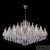 Люстра Crystal Lux TESORO SP50 3190/350, количество ламп - 50, площадь освещения - 100 кв.м Люстра Crystal Lux TESORO SP50 3190/350, раздел каталога Большие люстры интернет-магазина Ночи Нет
