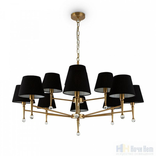 Люстра Freya Rosemary FR5190PL-12BS, раздел каталога Люстры с абажурами интернет-магазина Ночи Нет