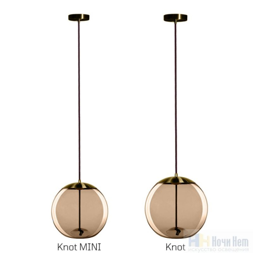 Светильник подвесной LOFT IT Knot 8135-B mini, раздел каталога Подвесы 1 лампа интернет-магазина Ночи Нет