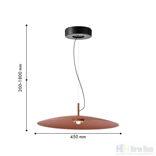 Светильник подвесной Favourite Lars 4411-1P, раздел каталога Подвесы 1 лампа интернет-магазина Ночи Нет