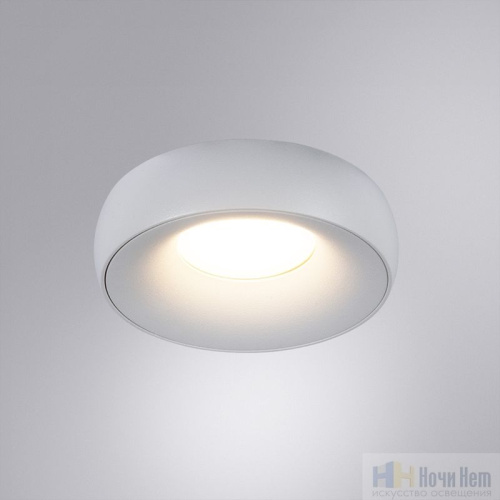 Светильник встраиваемый Arte Lamp Heze A6665PL-1WH, раздел каталога Точечные светильники металл интернет-магазина Ночи Нет