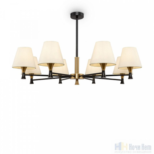 Люстра Freya Perfetto FR5098PL-08BBS, раздел каталога Люстры с абажурами интернет-магазина Ночи Нет