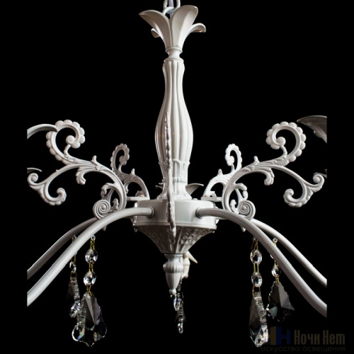 Люстра Arte Lamp Angelina A5349LM-5WH, раздел каталога Кованые люстры интернет-магазина Ночи Нет