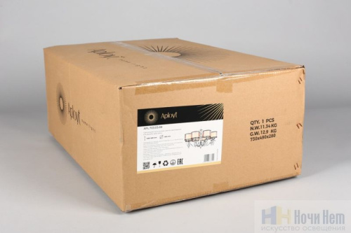 Люстра Aployt Floret APL.703.03.08, раздел каталога Люстры с абажурами интернет-магазина Ночи Нет