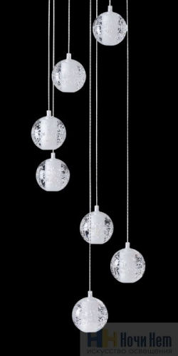 Люстра Crystal Lux GASPAR SP9 D300 WHITE 1870/309, раздел каталога Каскады интернет-магазина Ночи Нет