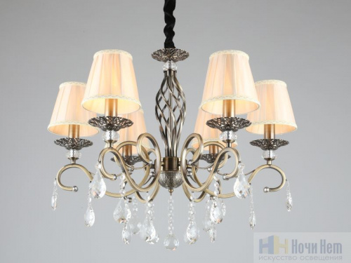 Люстра подвесная Omnilux Mezzano OML-79113-06, раздел каталога Люстры с абажурами интернет-магазина Ночи Нет