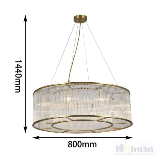 Люстра Favourite Wonderland 2907-8P, раздел каталога Стеклянные люстры интернет-магазина Ночи Нет