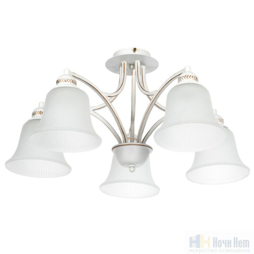 Люстра Arte Lamp Emma A2713PL-5WG, раздел каталога Люстры с плафонами интернет-магазина Ночи Нет