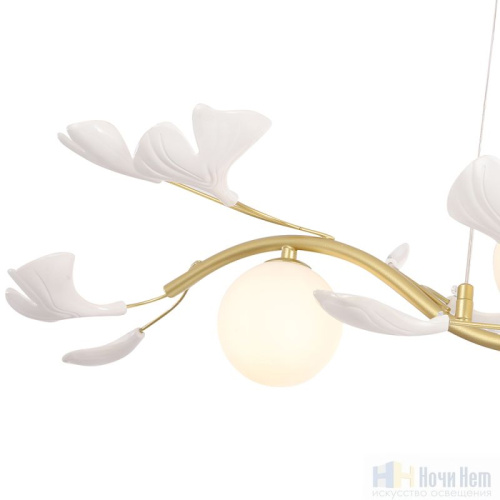 Люстра Crystal Lux COLIBRI SP4 GOLD 0141/204, раздел каталога Люстры с плафонами интернет-магазина Ночи Нет