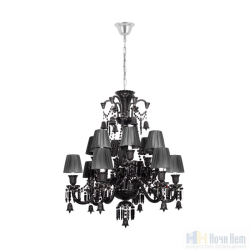 Люстра LOFT IT Zenith 10210/12 Black, раздел каталога Хрустальные люстры интернет-магазина Ночи Нет