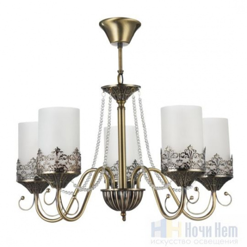 Люстра Freya Sherborne FR2563-PL-05-BZ, раздел каталога Люстры с плафонами интернет-магазина Ночи Нет