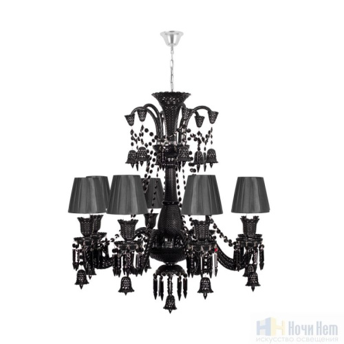 Люстра LOFT IT Zenith 10210/8 Black, раздел каталога Хрустальные люстры интернет-магазина Ночи Нет