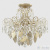 Люстра Crystal Lux ESMIRALDA PL4 GOLD 0523/104, раздел каталога Хрустальные люстры интернет-магазина Ночи Нет