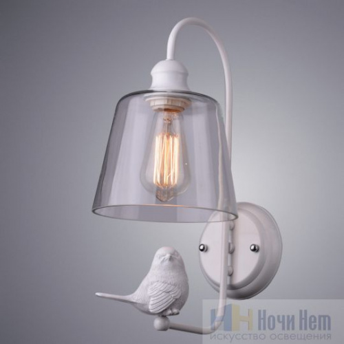 Бра Arte Lamp Passero A4289AP-1WH, раздел каталога Бра с плафоном интернет-магазина Ночи Нет