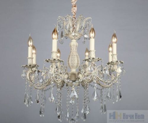 Люстра подвесная Omnilux Taranto OML-74403-08, раздел каталога Хрустальные люстры интернет-магазина Ночи Нет