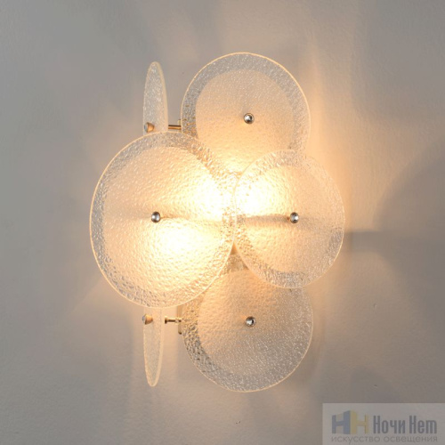 Бра Crystal Lux DANDELION AP2 GOLD 4060/402, раздел каталога Стеклянные бра интернет-магазина Ночи Нет