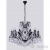 Люстра Crystal Lux Magnifico SP19 Black/transparent, количество ламп - 19, площадь освещения - 47,5 кв.м Люстра Crystal Lux Magnifico SP19 Black/transparent, раздел каталога Большие люстры интернет-магазина Ночи Нет