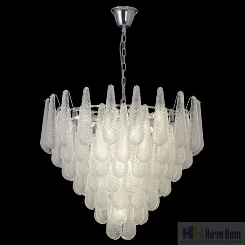 Люстра Crystal Lux FONTAIN SP18 CHROME 1803/318, раздел каталога Стеклянные люстры интернет-магазина Ночи Нет