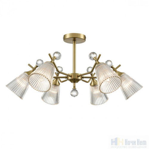 Люстра Lumion Aurica 8046/6C, раздел каталога Люстры с плафонами интернет-магазина Ночи Нет