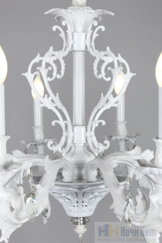 Люстра подвесная Omnilux Senis OML-74713-08, раздел каталога Хрустальные люстры интернет-магазина Ночи Нет