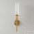 Бра Crystal Lux SIMPLY AP1.1 BRASS 4080/401.1, раздел каталога Бра с плафоном интернет-магазина Ночи Нет