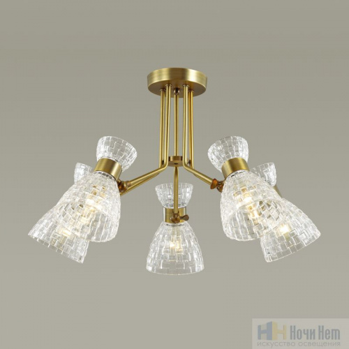 Люстра Lumion Jackie 3704/5C-0039363, раздел каталога Люстры с плафонами интернет-магазина Ночи Нет