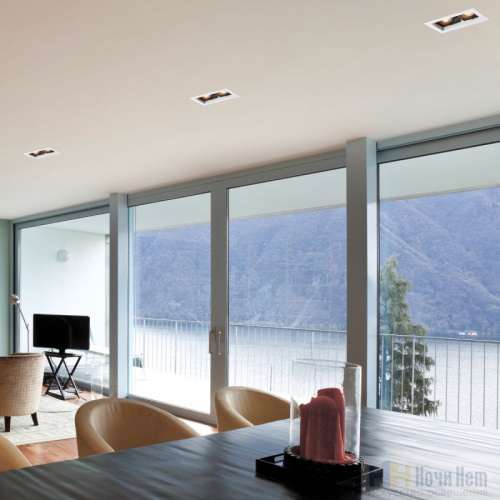 Встраиваемый светильник Novotech Gesso 370713, раздел каталога Поворотные точечные светильники интернет-магазина Ночи Нет