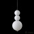 Подвес Crystal Lux Desi SP3 Chrome/White, количество ламп - 1, площадь освещения - 4,8 кв.м Подвес Crystal Lux Desi SP3 Chrome/White, раздел каталога Подвесы 1 лампа интернет-магазина Ночи Нет