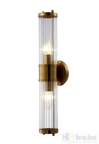 Бра Crystal Lux SANCHO AP2 BRASS 3652/402, раздел каталога Бра с плафоном интернет-магазина Ночи Нет