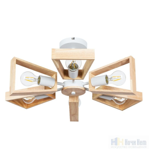 Люстра Arte Lamp Brussels A8030PL-6WH, раздел каталога Деревянные люстры интернет-магазина Ночи Нет